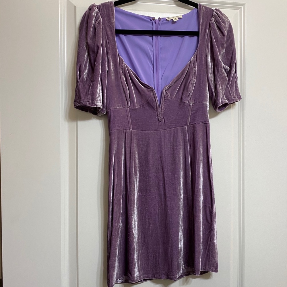 For Love and Lemons velvet dress